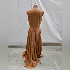 Vintage Evening gown, 1960s, bubble-gum pink crepe